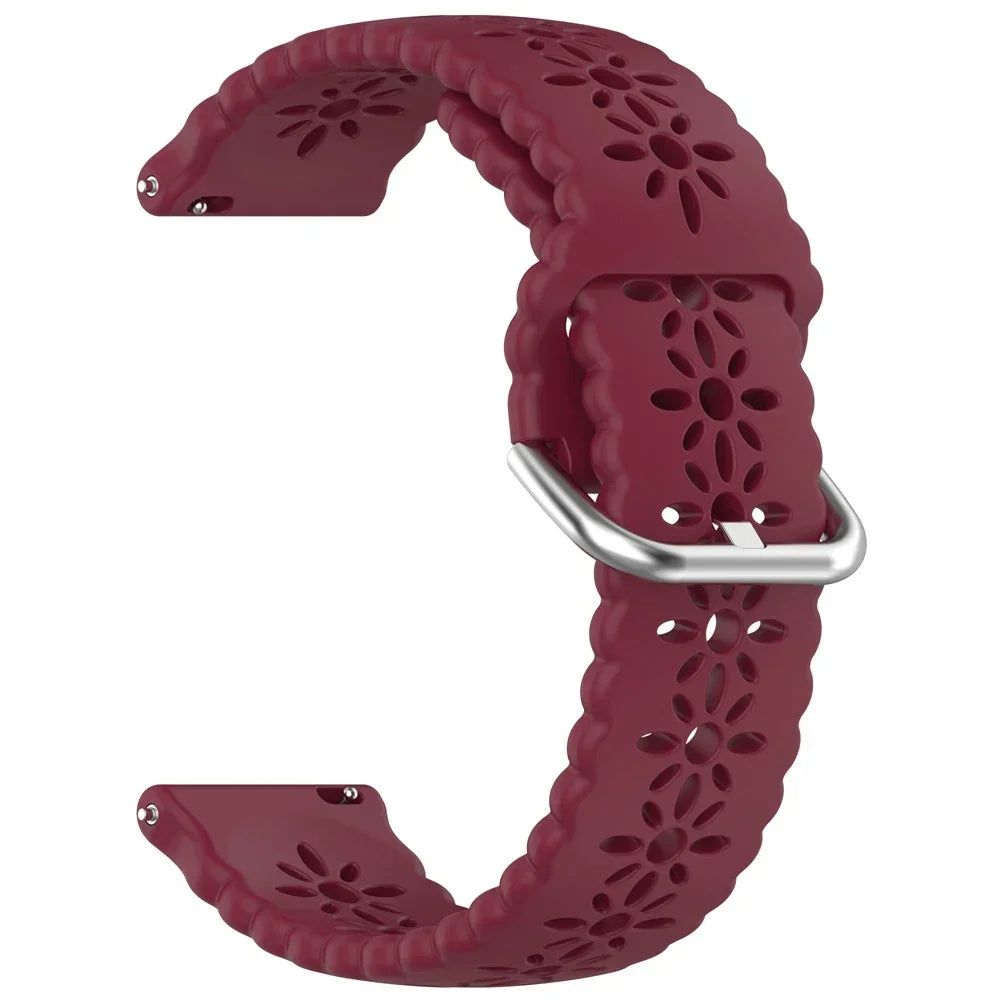 Breathable Strap 22mm for Zeblaze Vibe 7/Pro/Lite/stratos 2 3/Btalk/GTS GTR 3 Pro/Ares 3 Pro/Beyond Silicone Watch Band Bracelet