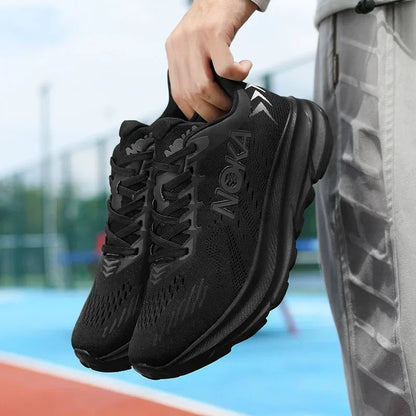 Men's Running Shoes Breathable Cushioning Couple Non-Slip Outdoor Jogging Trainer Race Sneakers Luxury shoes Mesh Off-road Shoes