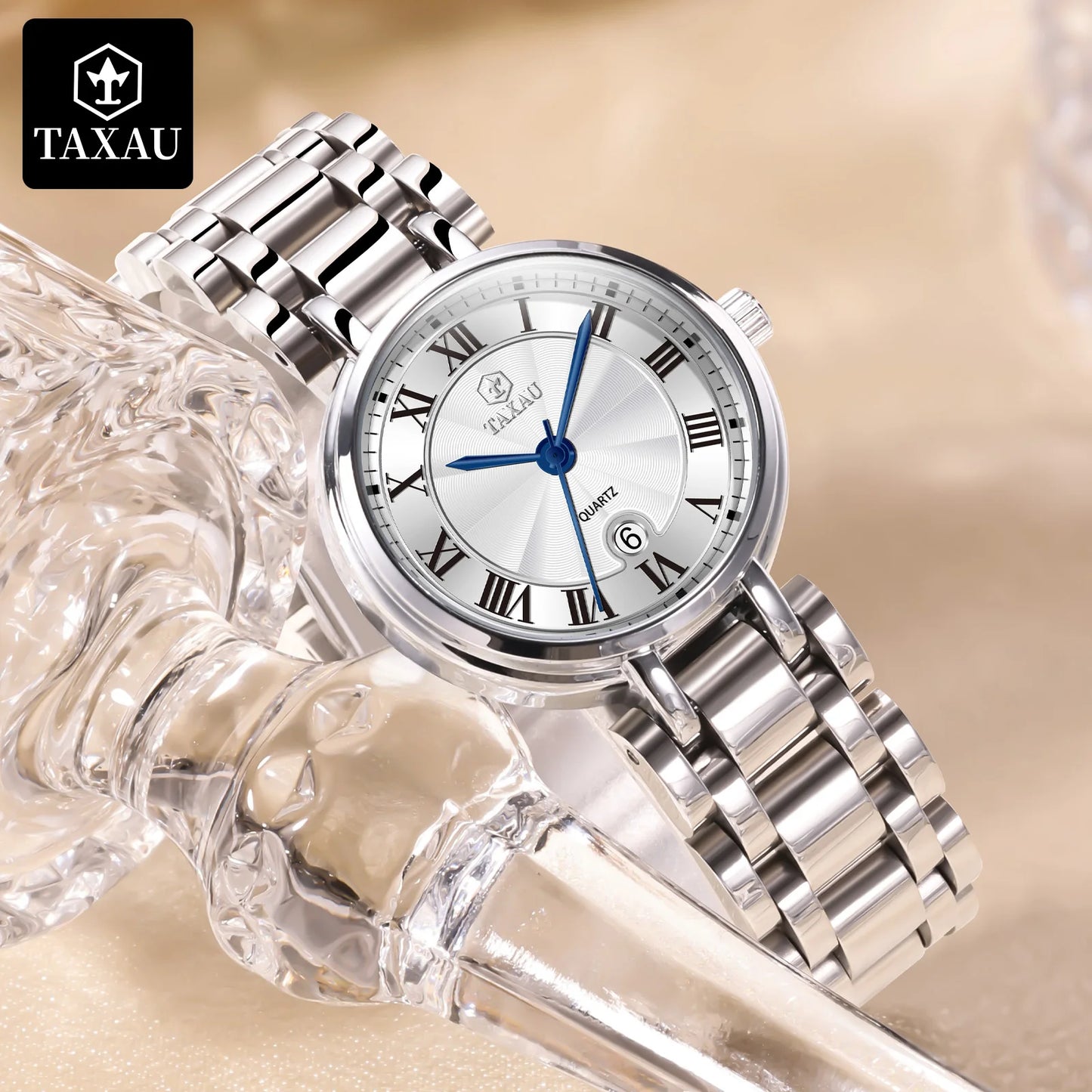 TAXAU New Original Quartz Watch for Women Best Selling Waterproof Calendar Casual Lady Wrist Watch Elegant Fashion Women's Watch