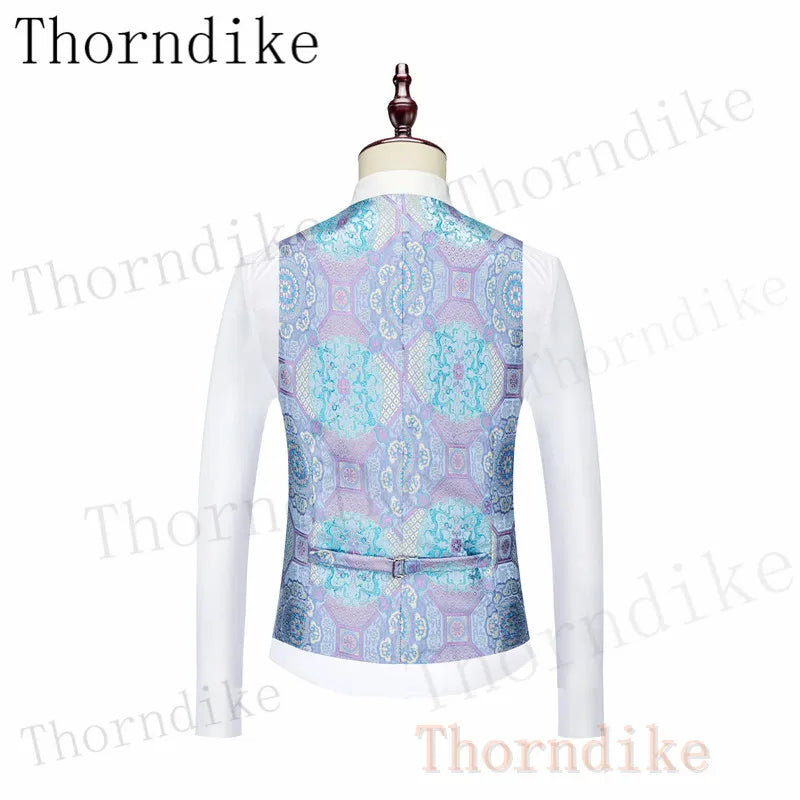 Thorndike 3 Pcs Set Blazers Pants Vest / 2022 New Men's Business Professional Classic Fashion Banquet Suits Coat Waistcoat