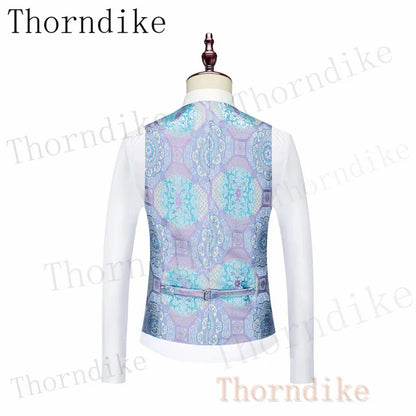 Thorndike 3 Pcs Set Blazers Pants Vest / 2022 New Men's Business Professional Classic Fashion Banquet Suits Coat Waistcoat