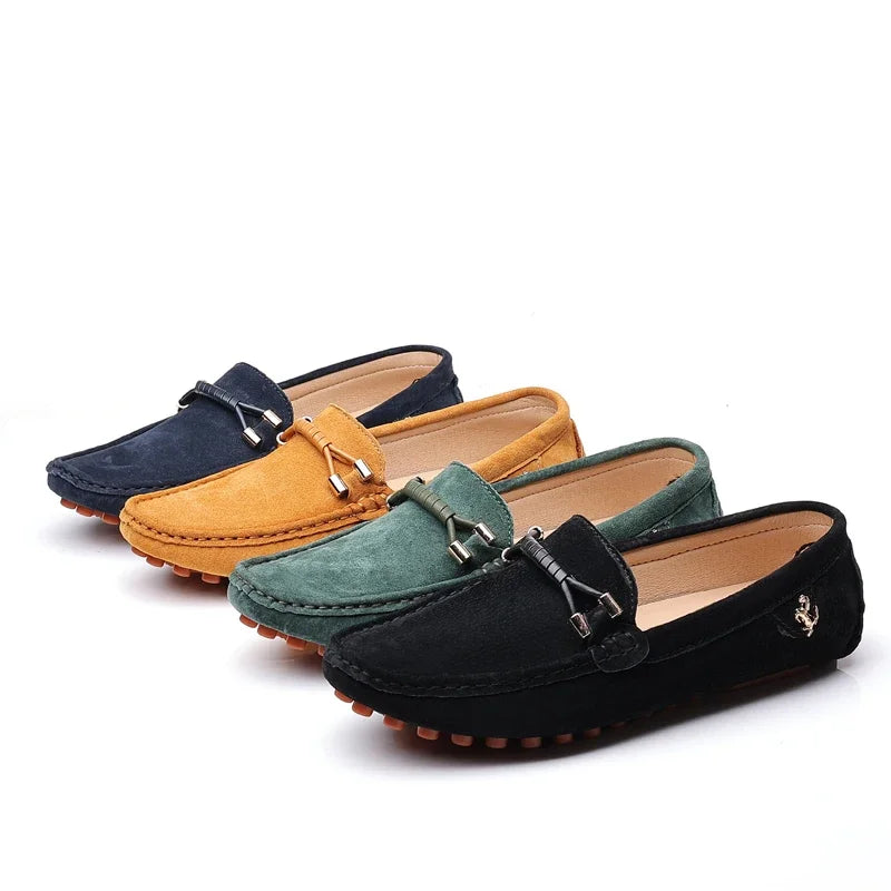 YRZL Men Fashion Loafers Soft Comfortable Anti Slip Casual Shoes High Quality Outdoor Leisure Flats for Men Classic Shoes