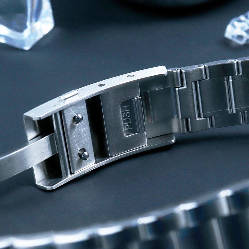 Cronos GS New 39mm Texture Luxury Men Business Dress Watches SW200 Automatic Mechanical Waterproof 100m  Female End Links L6037M