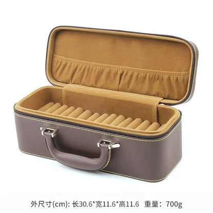 Big Size Jewelry Box Organizer Leather Jewelry Boxes for Women Bracelet Velvet Tray Display Stand Accessories Collection Gift