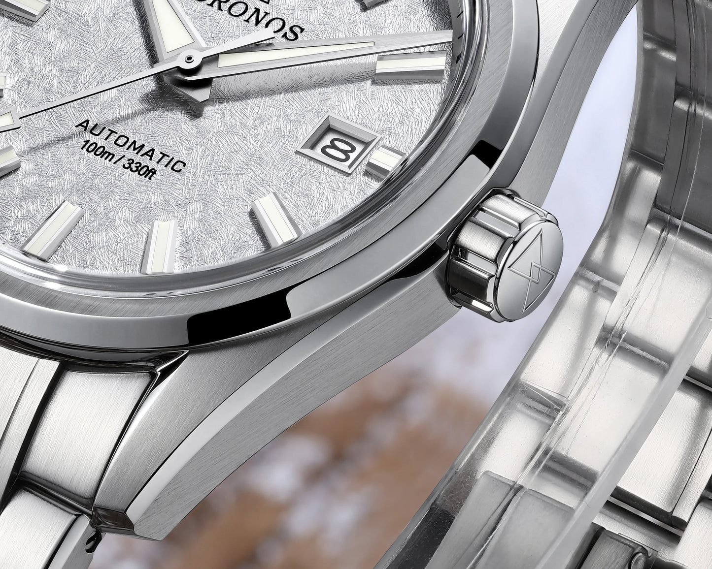 2025 Cronos 39mm Men Watch Texture Dial PT5000 Automatic Mechanical Watches Sapphire  Waterproof 100m Luminous Wristwatch L6037M