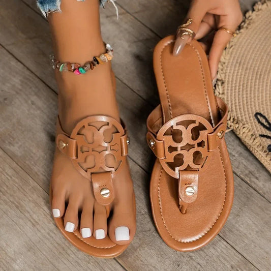 Woman Flat Slippers Candy Color Sandals Casual Bottom Slippers Summer Women Sandals New Shoes for Women