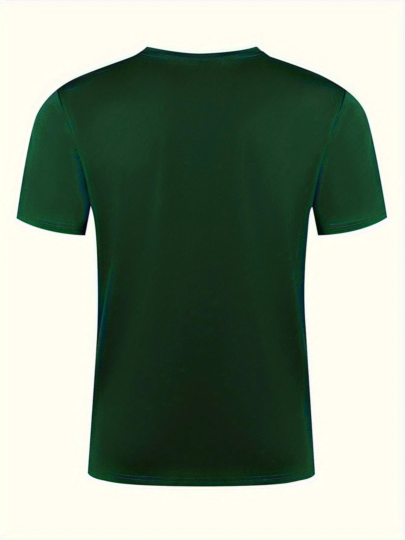 Summer Men's Casual Loose Accessories Plus Size Moon Landing Pattern Printed Round Neck Short Sleeve T-Shirt Top