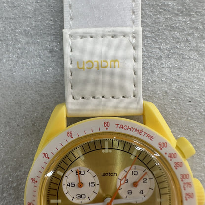 Polished 2025 Moon Mission His Hers Watch 6-Hand Chrono Quartz Movement 50m Water Resistant Luminous