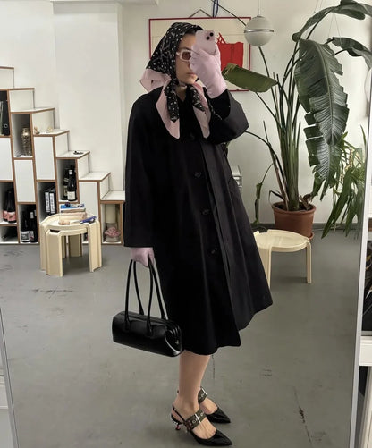 Modern Fashion Magnetic Attraction Clip Bowling Tote Light Yellow Cow Leather Women Handbag Long Handle Armpit Shoulder Bag