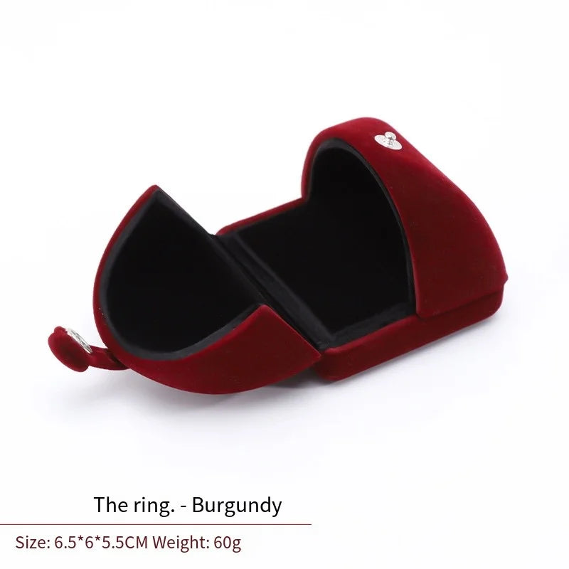 High-Grade Velvet Double Open Jewelry Gift Box, Rings Necklaces Earrings Bracelets Holder for Engagement,Christmas & Anniversary