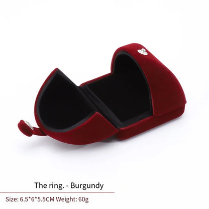 High-Grade Velvet Double Open Jewelry Gift Box, Rings Necklaces Earrings Bracelets Holder for Engagement,Christmas & Anniversary