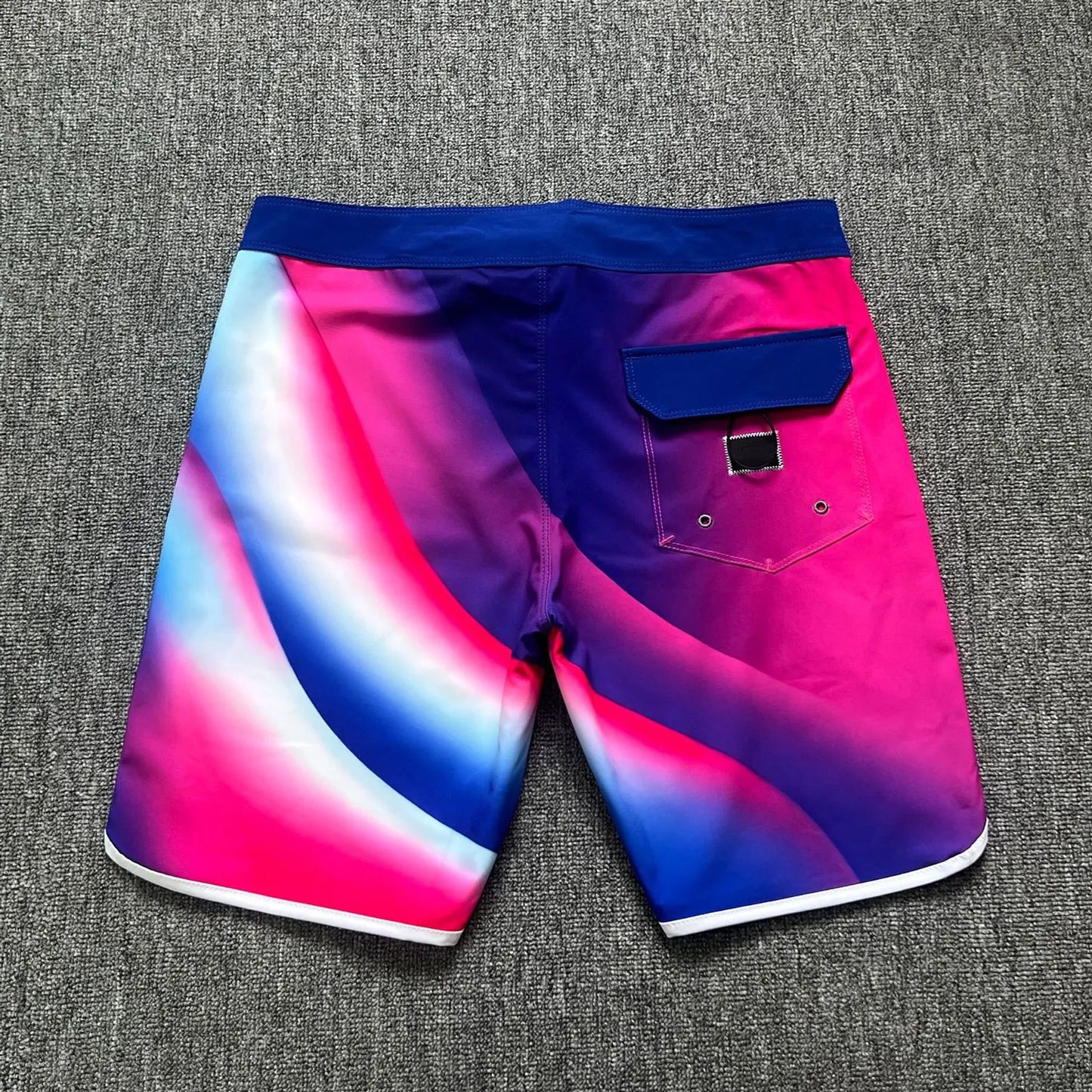 Plus size 28 38 Men's Beach Board Shorts 4-way Stretch Casual Sport Quick dry Waterproof Swim Surfing Diving Bermuda Trunks