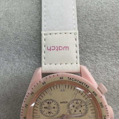 Polished 2025 Moon Mission His Hers Watch 6-Hand Chrono Quartz Movement 50m Water Resistant Luminous