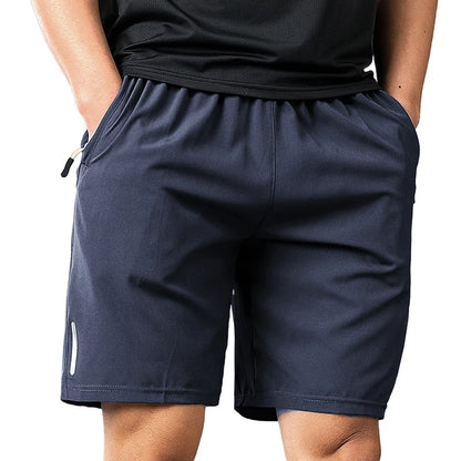 Summer Men's Hiking Shorts Travel Athletic Quick Dry Lightweight Shorts for Men with Zipper Pockets Outdoor Streetwear