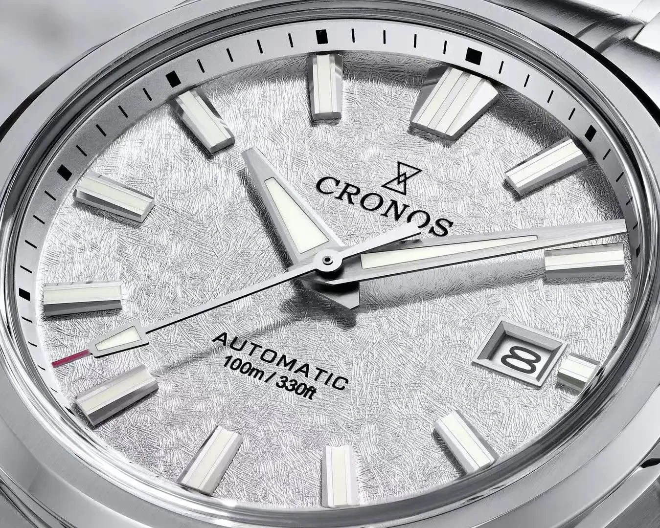 Cronos L6040 Men Watch 39mm Automatic Mechanical Watches PT5000 Miyota 9015 Movement Sapphire Crystal Luminous Waterproof 100m