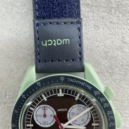 Polished 2025 Moon Mission His Hers Watch 6-Hand Chrono Quartz Movement 50m Water Resistant Luminous