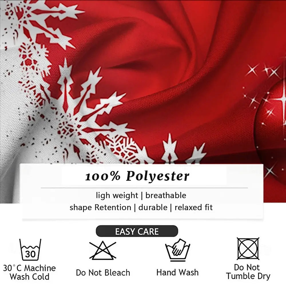 Christmas fashion men's shirts casual outdoor comfortable suitable lapel button long sleeve shirt party new men's tops plus size