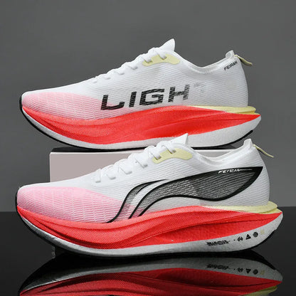 Men's Shoes Fashion Running Shoes Casual Breathable Mesh Surface Carbon Plate Rubber Outsole Red Rabbit Limited Sports Shoes
