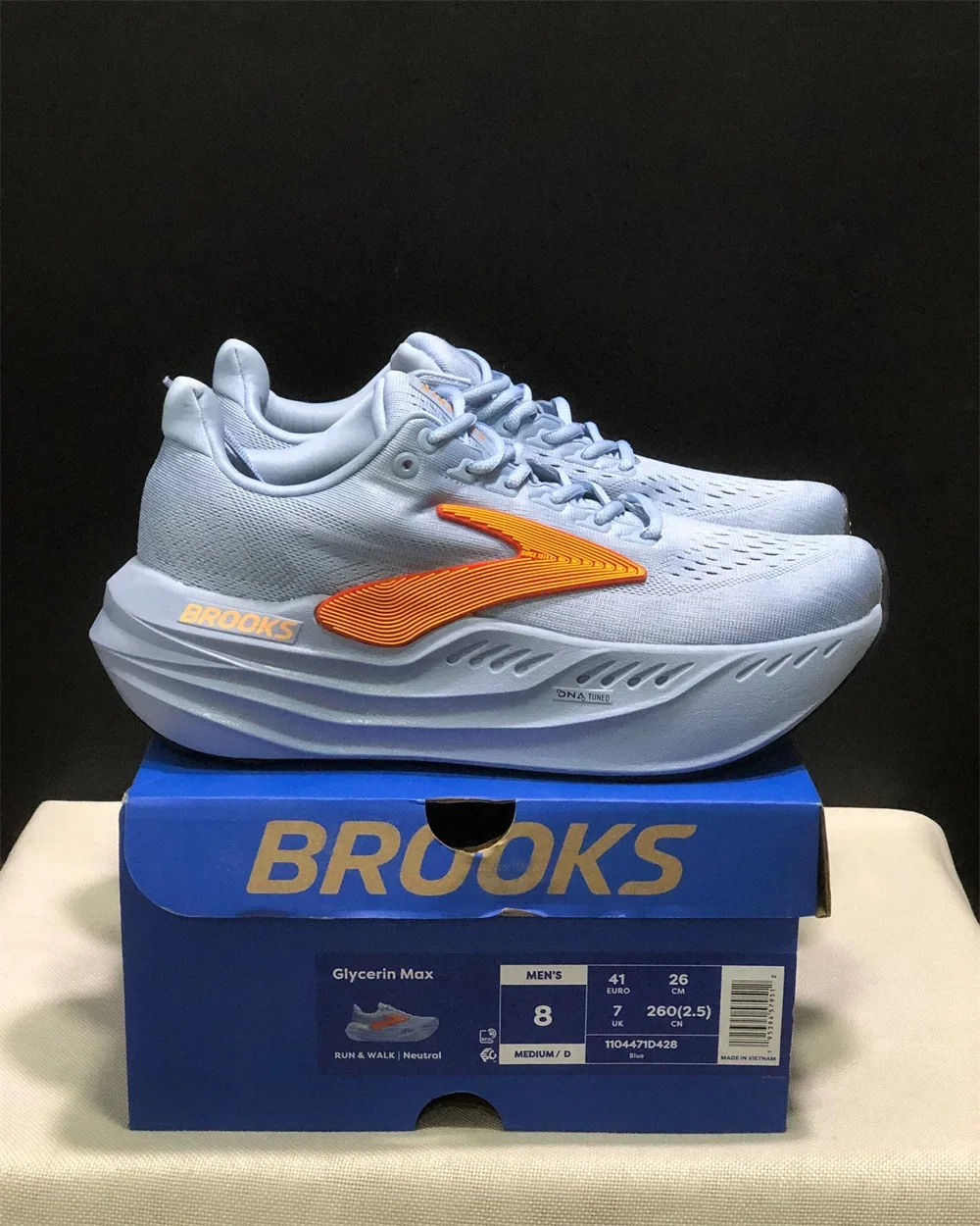 Brooks Glycerin Max Neutral Running Walking Shoe Men's & Women's Casual Sneakers Original