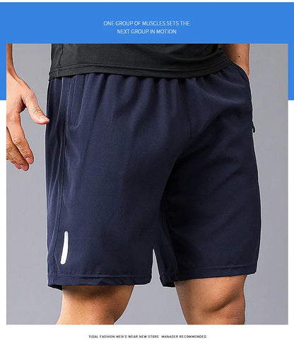 Summer Men's Hiking Shorts Travel Athletic Quick Dry Lightweight Shorts for Men with Zipper Pockets Outdoor Streetwear