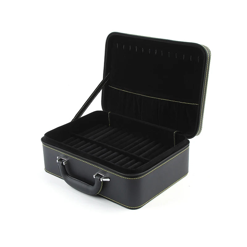 Big Size Jewelry Box Organizer Leather Jewelry Boxes for Women Bracelet Velvet Tray Display Stand Accessories Collection Gift