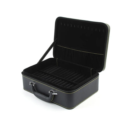 Big Size Jewelry Box Organizer Leather Jewelry Boxes for Women Bracelet Velvet Tray Display Stand Accessories Collection Gift