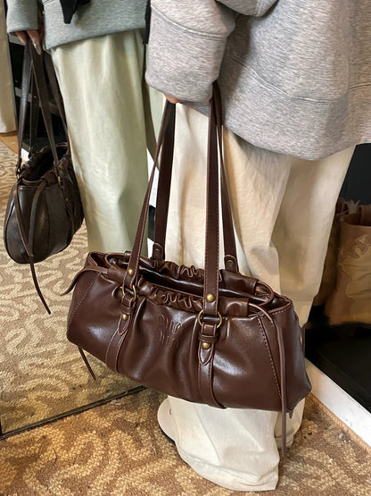 Luxury Brand Handbags Women New Vintage Armpit Totes Bag Large Capacity Commuting Versatile Shoulder Totes Bag Top Quality