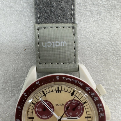 Polished 2025 Moon Mission His Hers Watch 6-Hand Chrono Quartz Movement 50m Water Resistant Luminous