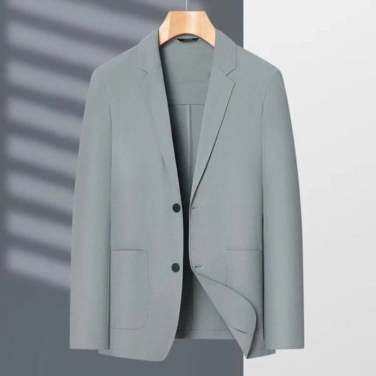 Summer small suit for men, no perm casual half sleeve sunscreen single piece, five quarter sleeve high-end suit BT05