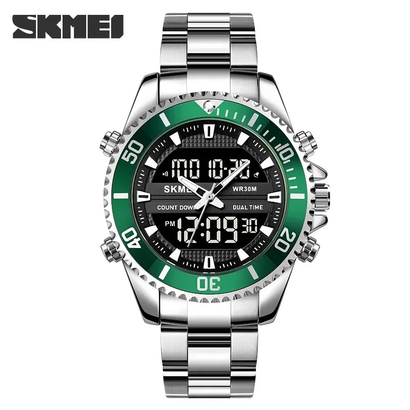 SKMEI 1850 Digital Mens Wristwatches Calendar Waterproof Quartz Sports Electronic Watches for Men Alarm Clock Relogio Masculino