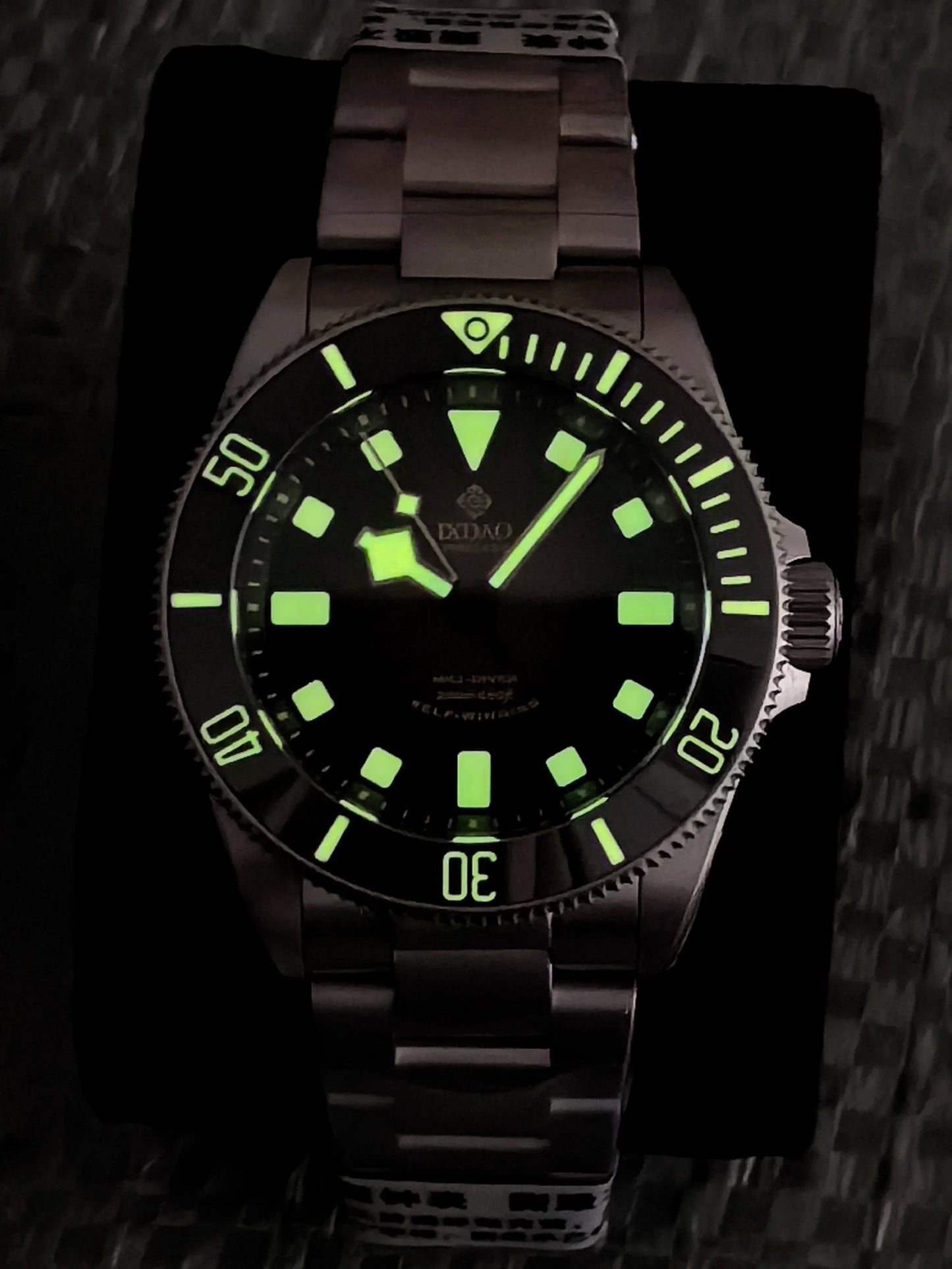 IX&DAO IPOSE Titanium Diver Watch PT5000 Automatic Mechanical Movement AR Coating Sapphire Luminous 20Bar BGW9 Men Wristwatch
