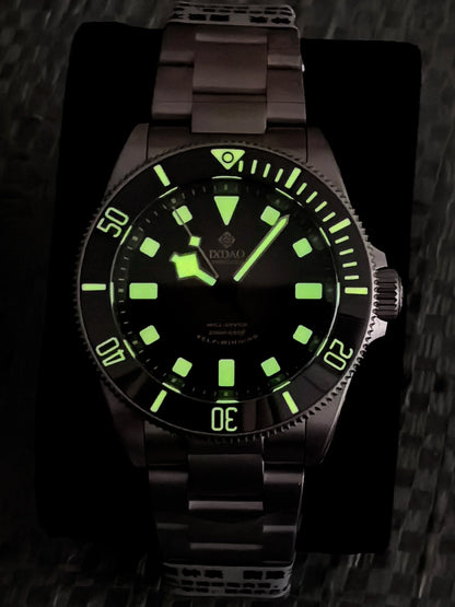 IX&DAO IPOSE Titanium Diver Watch PT5000 Automatic Mechanical Movement AR Coating Sapphire Luminous 20Bar BGW9 Men Wristwatch