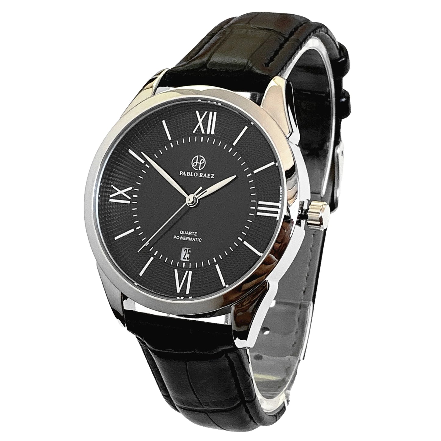 PABLO RAEZ Newest Fashion Quartz Watch Men Genuine Leather Male Wristwatch Top Luxury Brand Business Simple Clock Reloj Hombres