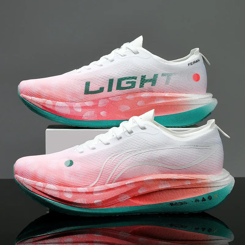 Men's Shoes Fashion Running Shoes Casual Breathable Mesh Surface Carbon Plate Rubber Outsole Red Rabbit Limited Sports Shoes