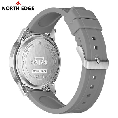 NORTH EDGE NEW APOLLO Men's Digital Watch Sports Waterproof 50M Wristwatches Dual Time Pedometer Stopwatch Alarm Clock For Women