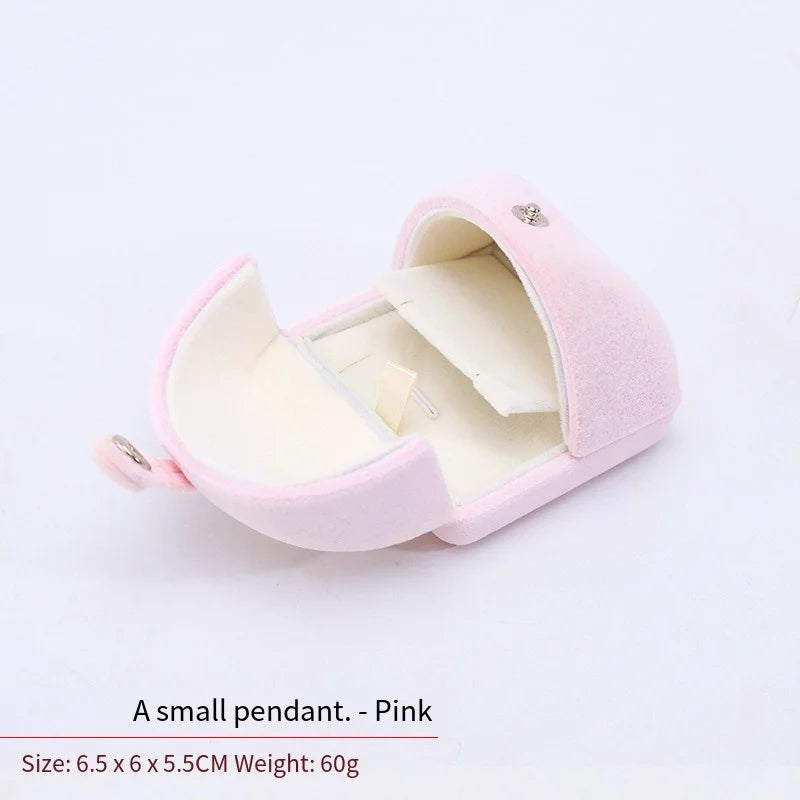 High-Grade Velvet Double Open Jewelry Gift Box, Rings Necklaces Earrings Bracelets Holder for Engagement,Christmas & Anniversary