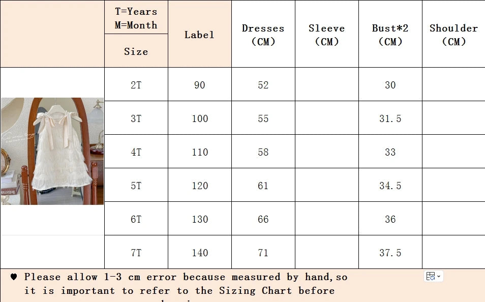 Girls Casual Dresses Fringe Bow Princess Dress Sleeveless Halter Dress for Kids White Princess Dress for Girls 2 To 7 Years