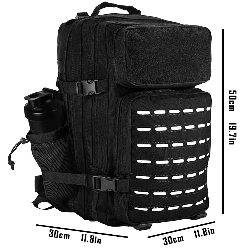 45L Tactical Backpacks Men Sports Travel Gym Hiking Bag Military Army Assault Pack Outdoor Camping Survival Hunting Rucksack