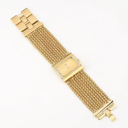 Beads Alloy Women Fashion Multi-layer Analog Quartz Band Bracelet Wrist Watch