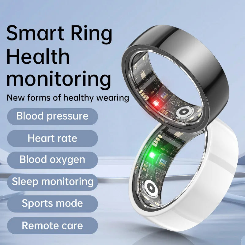 Smart Ring Bluetooth 5.1 Sleep Camera Remote Control Multiple Exercise Modes Wearable Fitness Ring