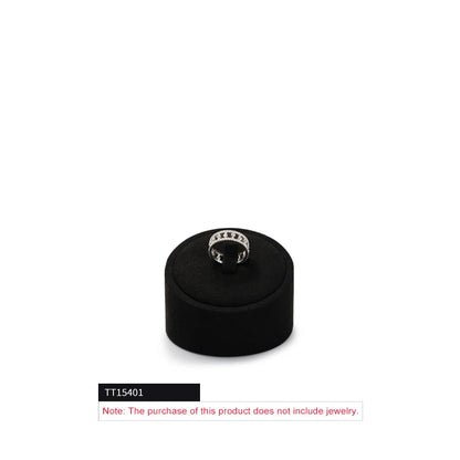 WoodTen Black Microfiber Jewelry Display Props for Shop Counter Popular Rings Earrings Necklaces Portraits Jewelry Display Stand