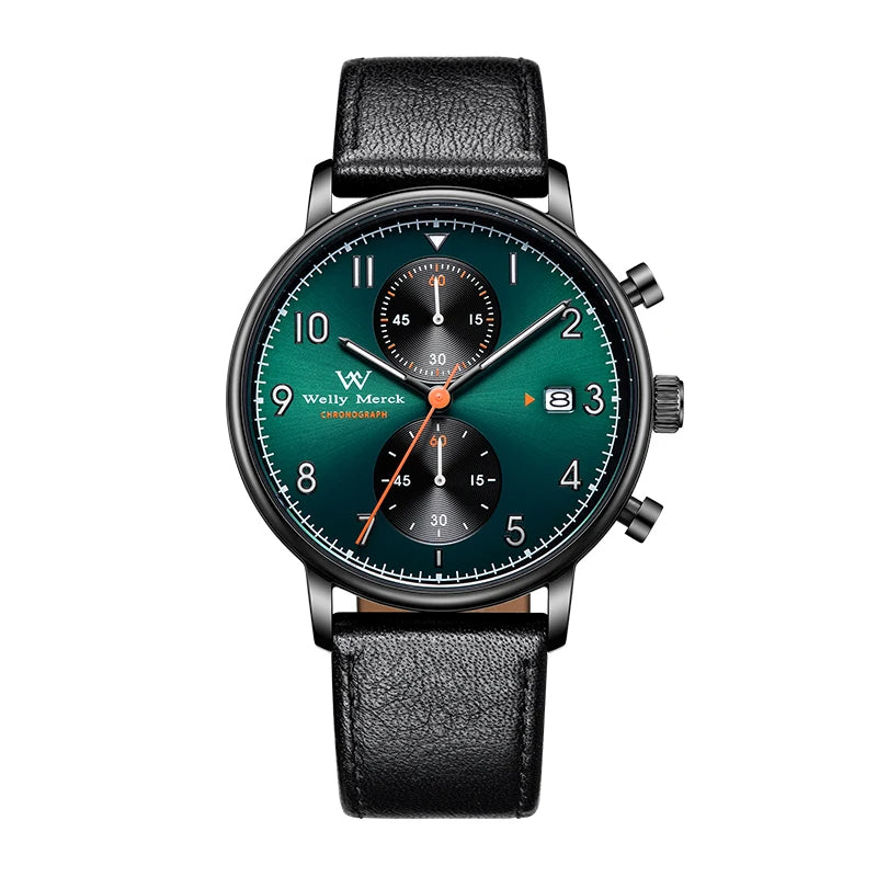 WM Watch Quartz Watches Multi-function luminous Water Resistant Classic Casual Business Man Watch Welly Merck Watcher WM063M