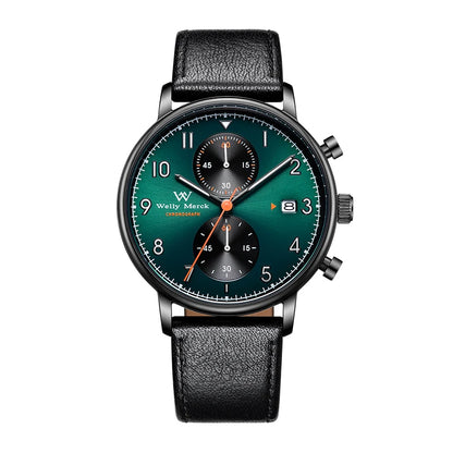 WM Watch Quartz Watches Multi-function luminous Water Resistant Classic Casual Business Man Watch Welly Merck Watcher WM063M