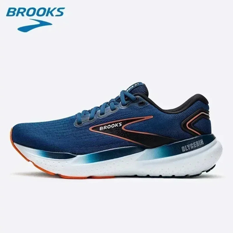 Brooks Glycerin 21 DNA LOFT Cushioning Running Shoes Shock Absorption Breathable Mesh Daily Marathon Training Athletic Sneakers