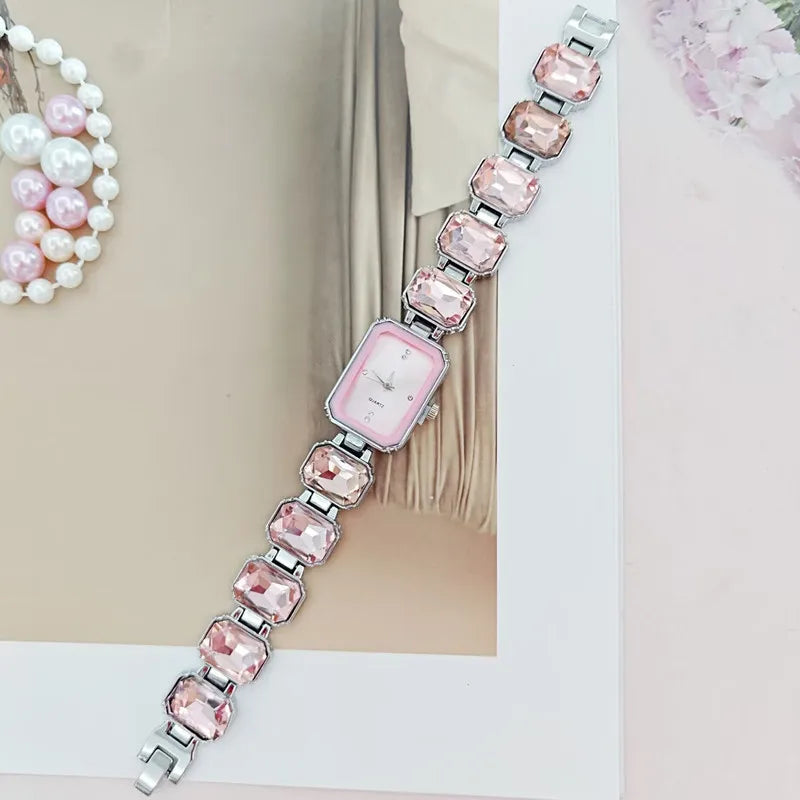 UTHAI CQ412 Fashionable Women watch, light luxury square bracelets, quartz watches, trendy clocks, gifts，watches for woman