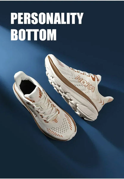 Men's Running Shoes Breathable Cushioning Couple Non-Slip Outdoor Jogging Trainer Race Sneakers Luxury shoes Mesh Off-road Shoes