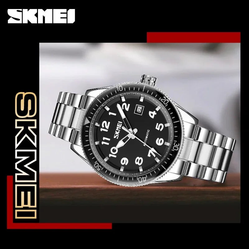 SKMEI 9232 Luxury Simple Sport Waterproof Men Business Mens Quartz Watches Leather Dial Wristwatches Calendar Clock Reloj Hombre
