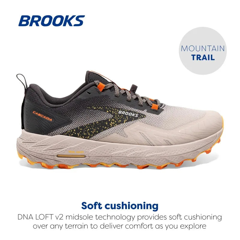 Brooks Men’s & Women’s Cascadia 17 Trail & Road Running Shoe