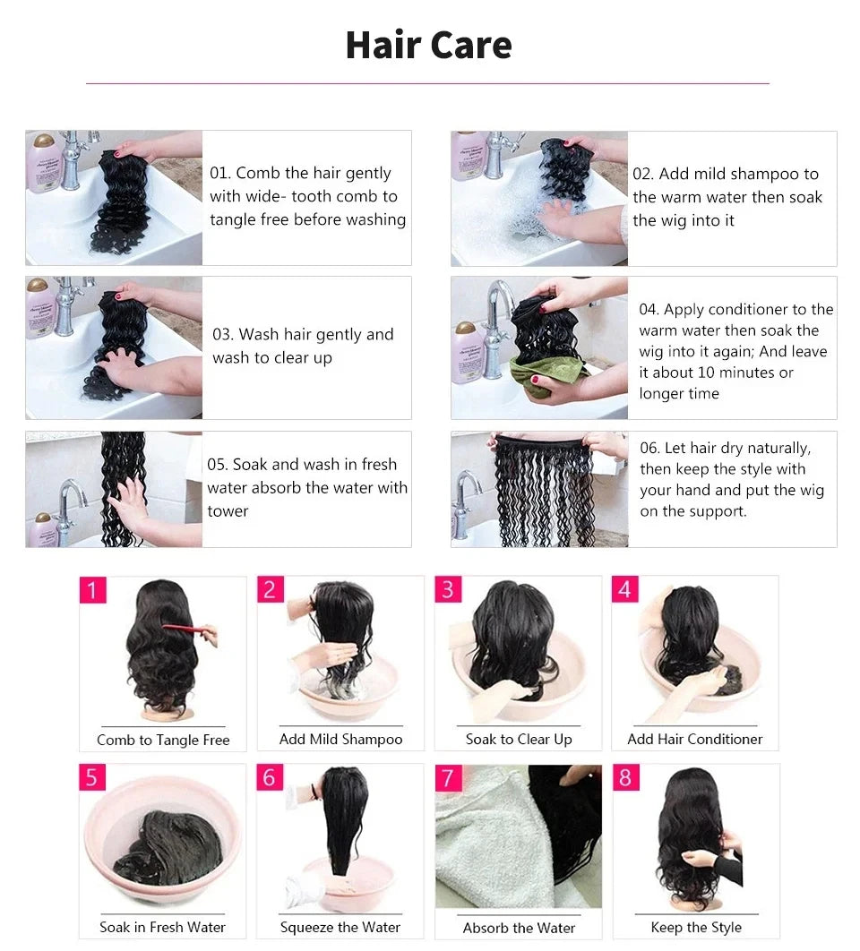 Glueless Wigs Human Hair Bone Straight Lace Wigs Pre-Cut 5x5 Lace Closure Remy Human Hair Ready To Wear For Women Pre Plucked
