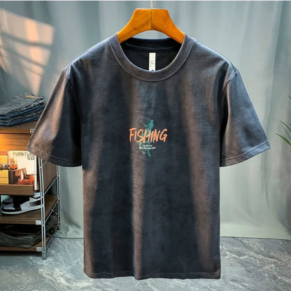 Top Alphabet Man Tee Shirts Print T Shirt for Men Short Quarter Sleeve Harajuku Original Cheap Clothes Luxury High Quality Basic